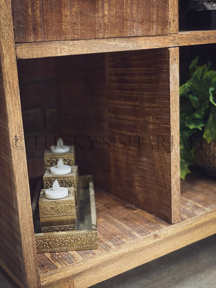 Sectional Organization Bookshelf Cabinet Mango wood | Lucky Furniture & Handicrafts.