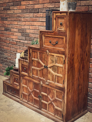 Step Design Cabinet Bookshelf | Lucky Furniture & Handicrafts.
