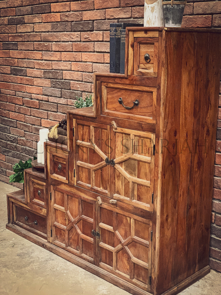 Step Design Cabinet Bookshelf | Lucky Furniture & Handicrafts.