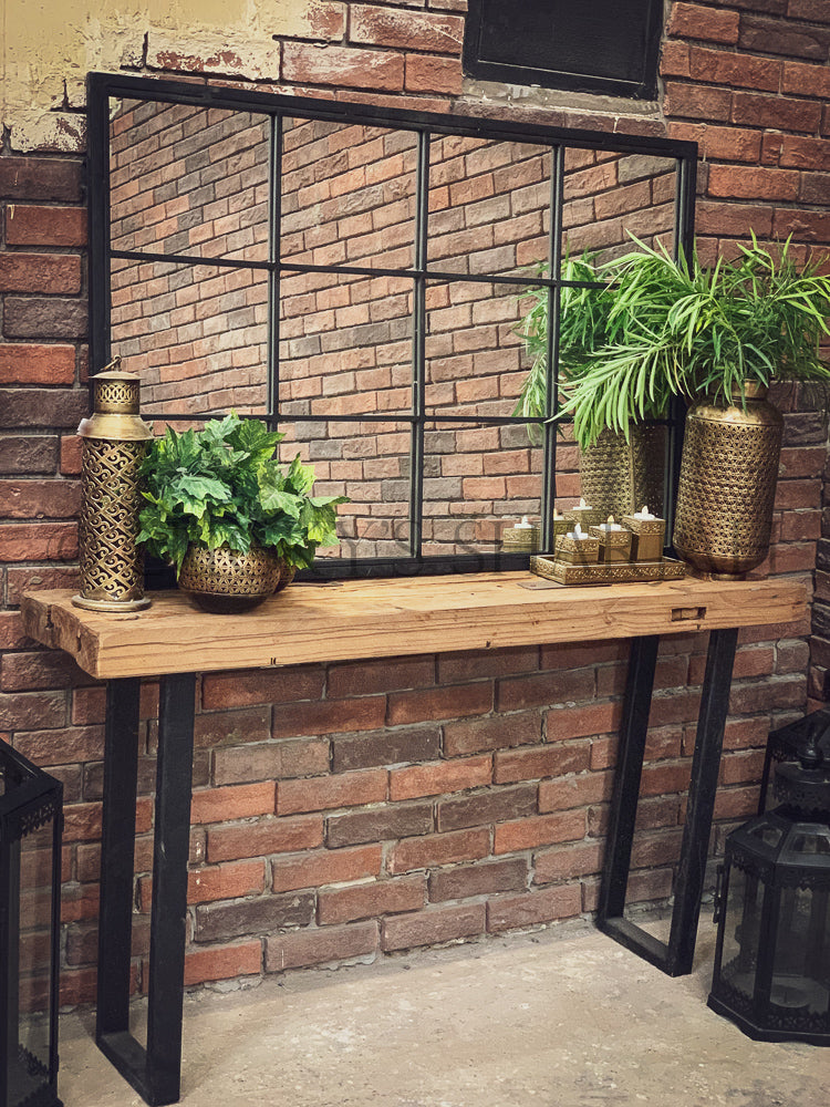 Vintage Teak Wood Console | Lucky Furniture & Handicrafts.