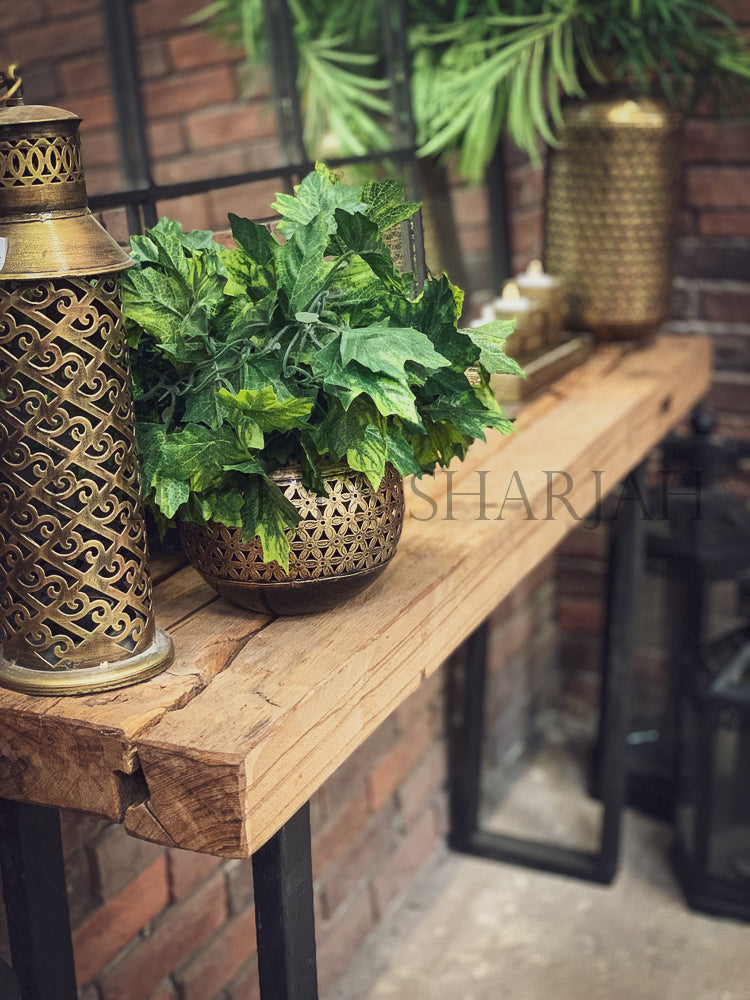 Vintage Teak Wood Console | Lucky Furniture & Handicrafts.