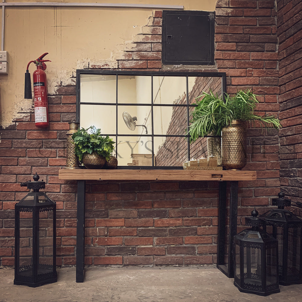Vintage Teak Wood Console | Lucky Furniture & Handicrafts.