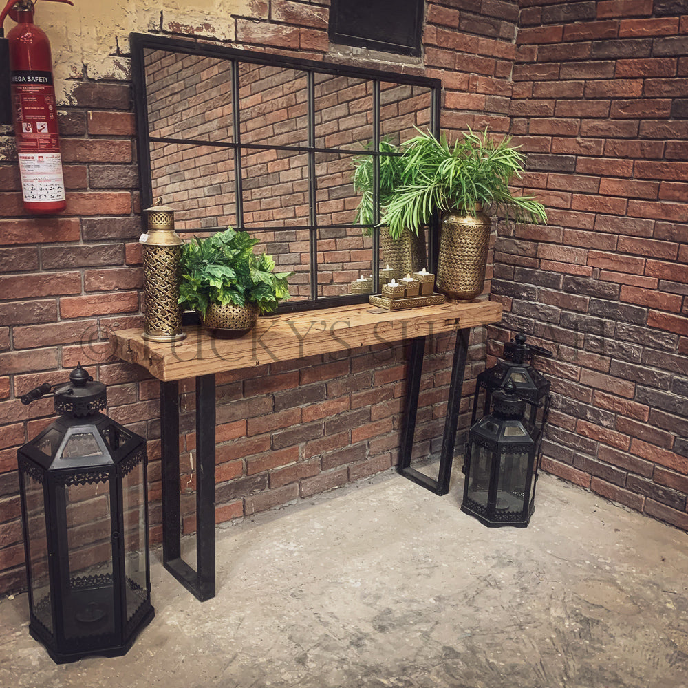 Vintage Teak Wood Console | Lucky Furniture & Handicrafts.