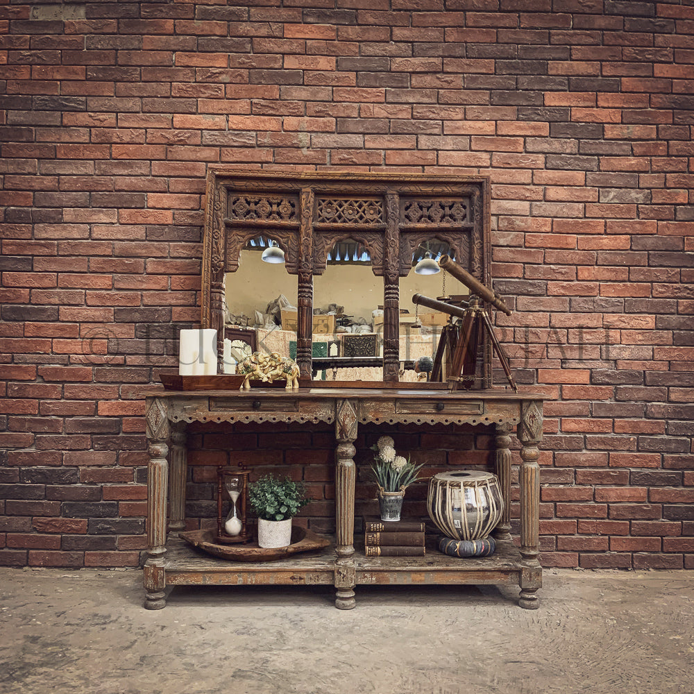 Triple Mehrab Mirror frame | Lucky Furniture & Handicrafts.