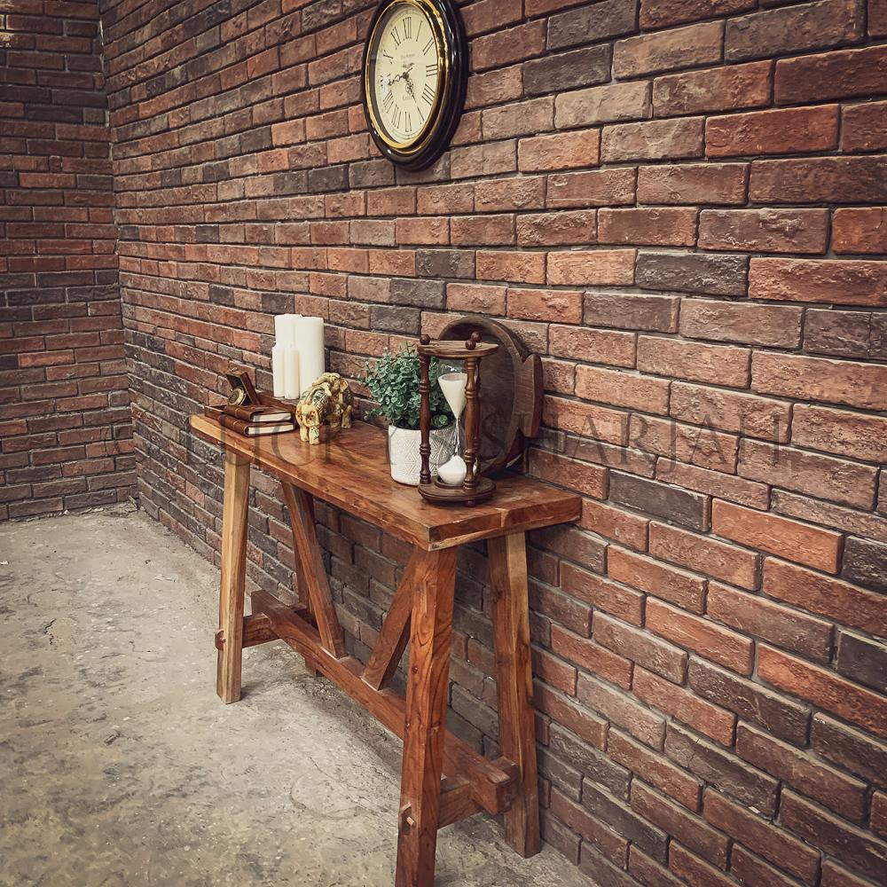 Acacia Wood Minimalist console | Lucky Furniture & Handicrafts.