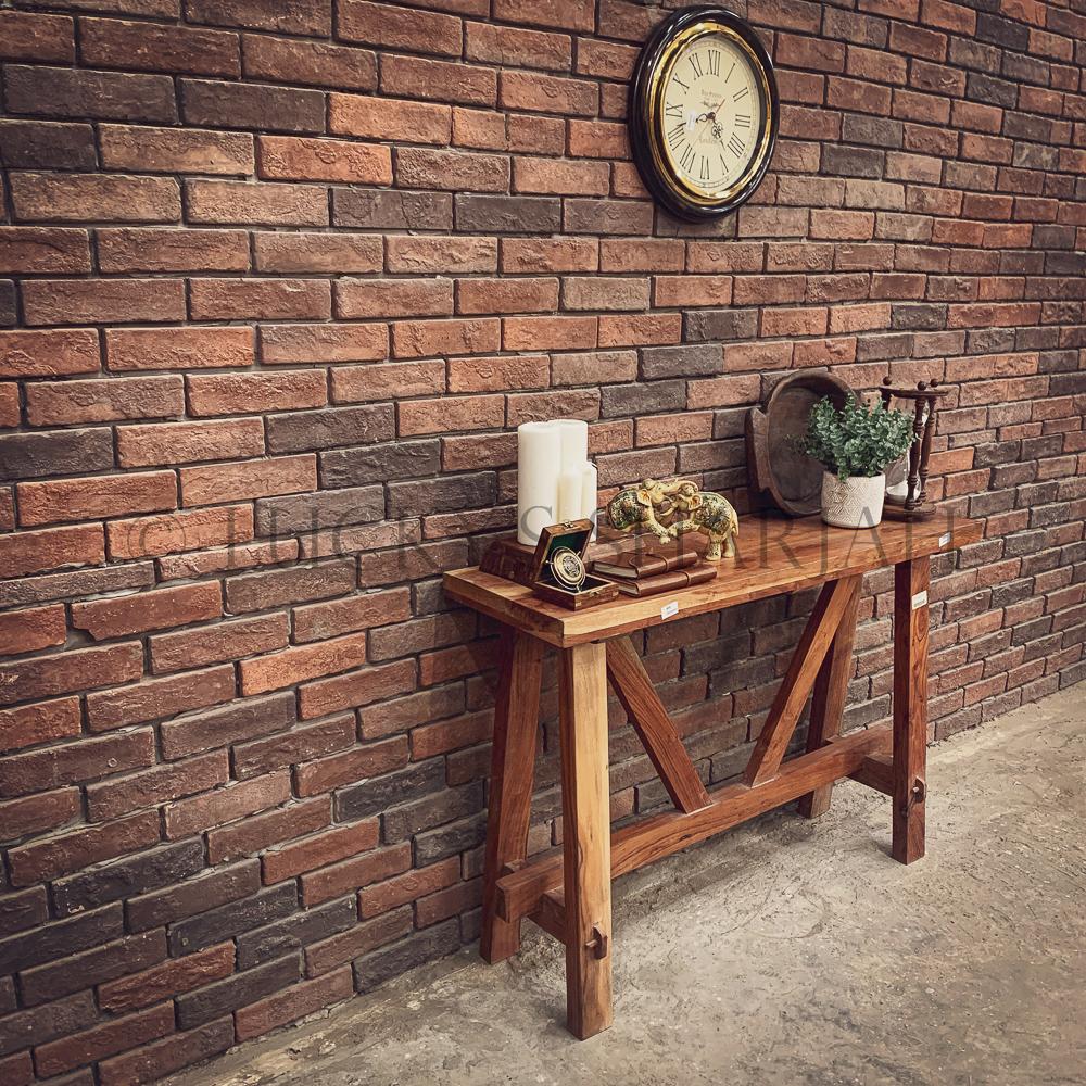 Acacia Wood Minimalist console | Lucky Furniture & Handicrafts.