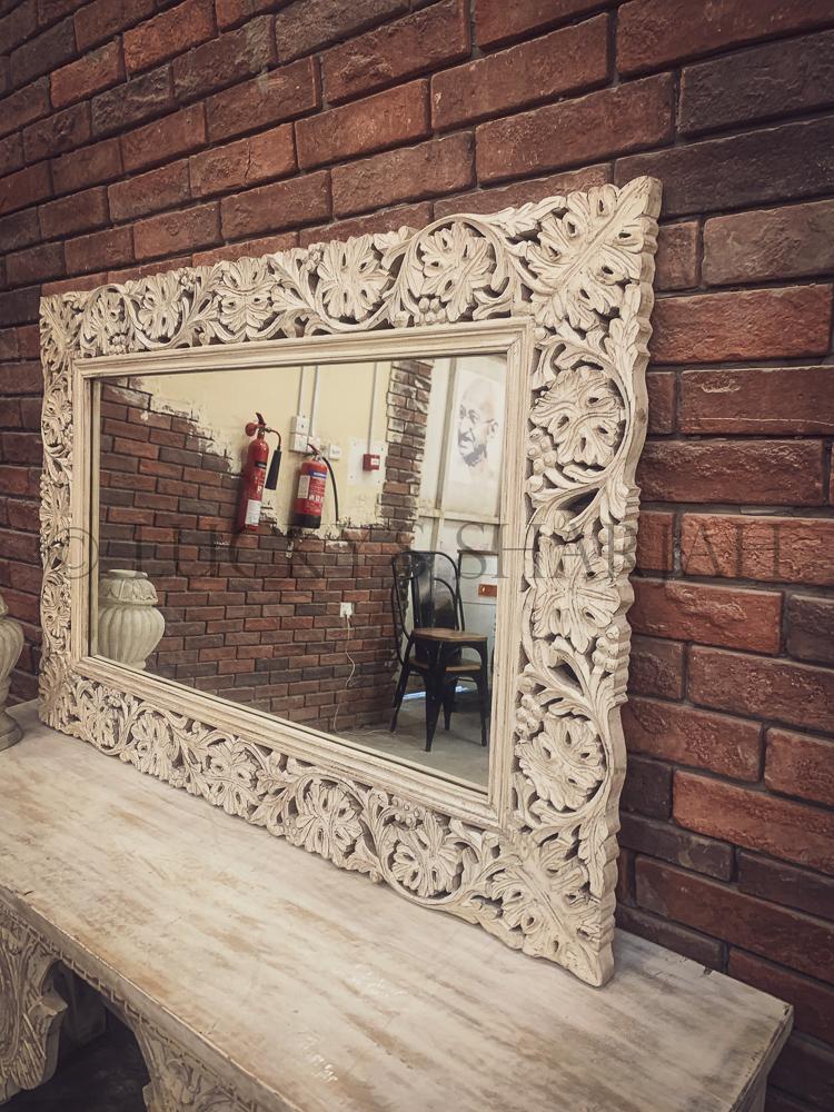 Carved Mirror Frame | Lucky Furniture & Handicrafts.