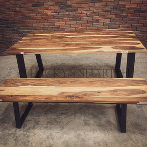 Rosewood Slant Legs Dining Table | Lucky Furniture & Handicrafts.