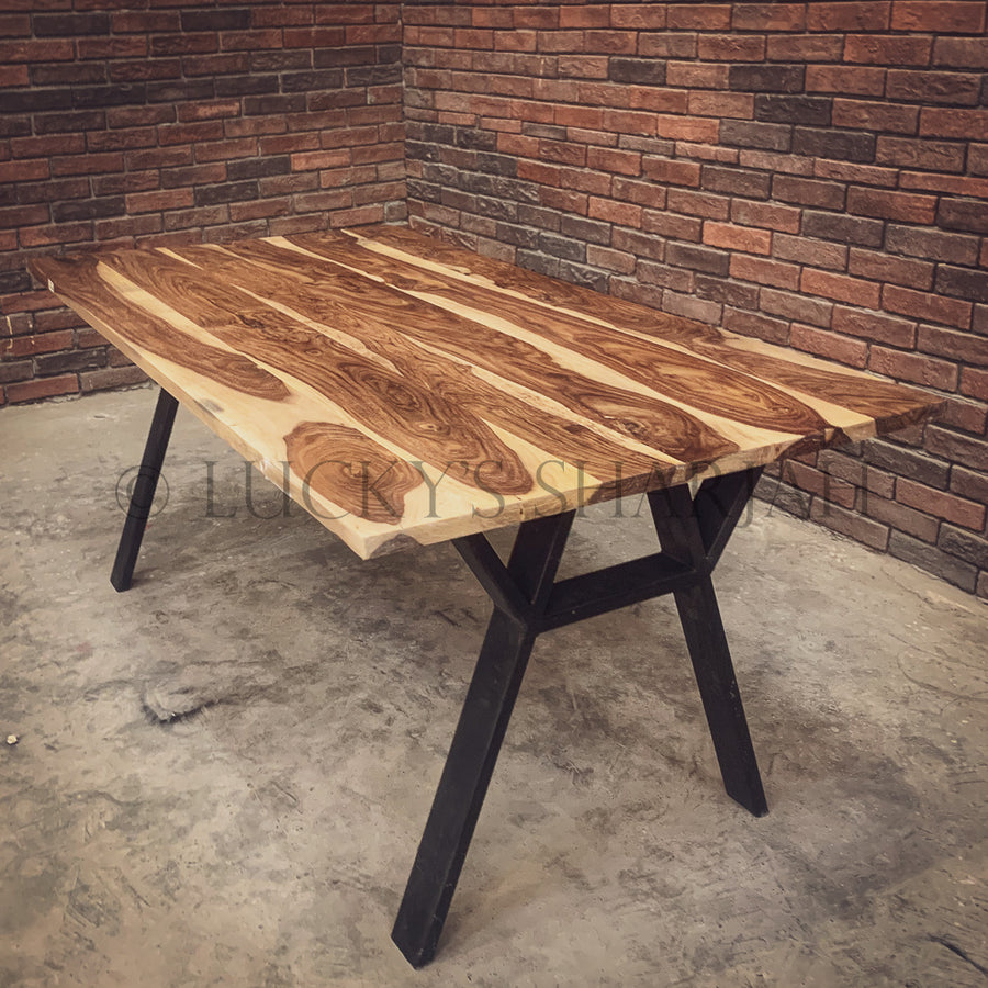 Rosewood Dining table Y Legs | Lucky Furniture & Handicrafts.