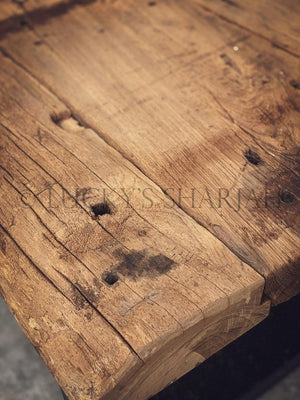 Aged Teak wood Coffee table | Lucky Furniture & Handicrafts.