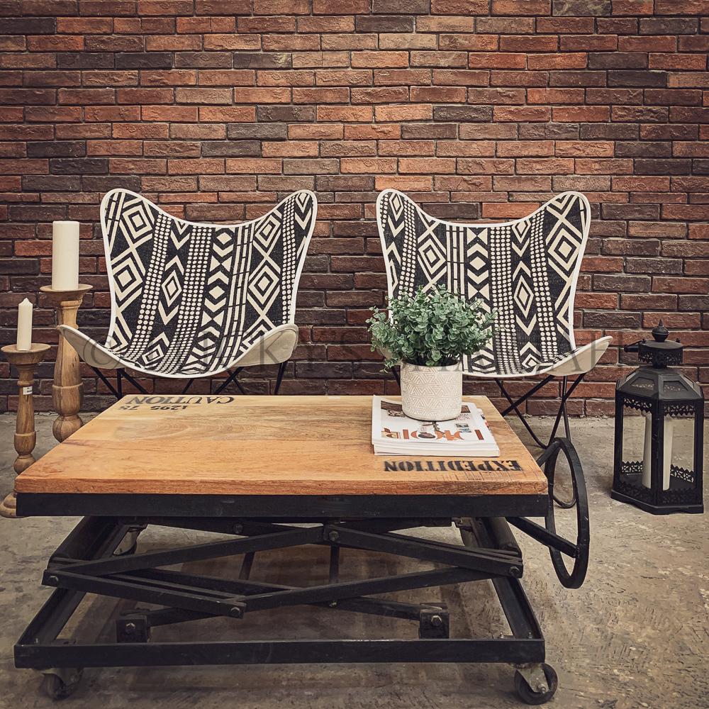 Adjustable industrial table | Lucky Furniture & Handicrafts.