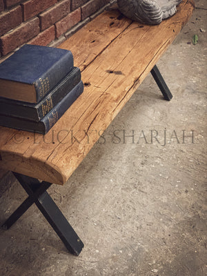 Vintage Teak wood bench | Lucky Furniture & Handicrafts.
