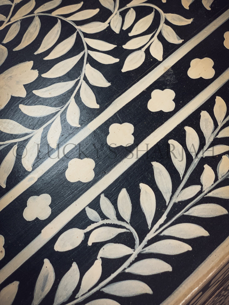 Floral Bone inlay Drawchest | Lucky Furniture & Handicrafts.