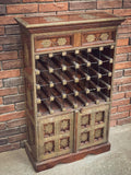 Brass inlay winerack | Lucky Furniture & Handicrafts.