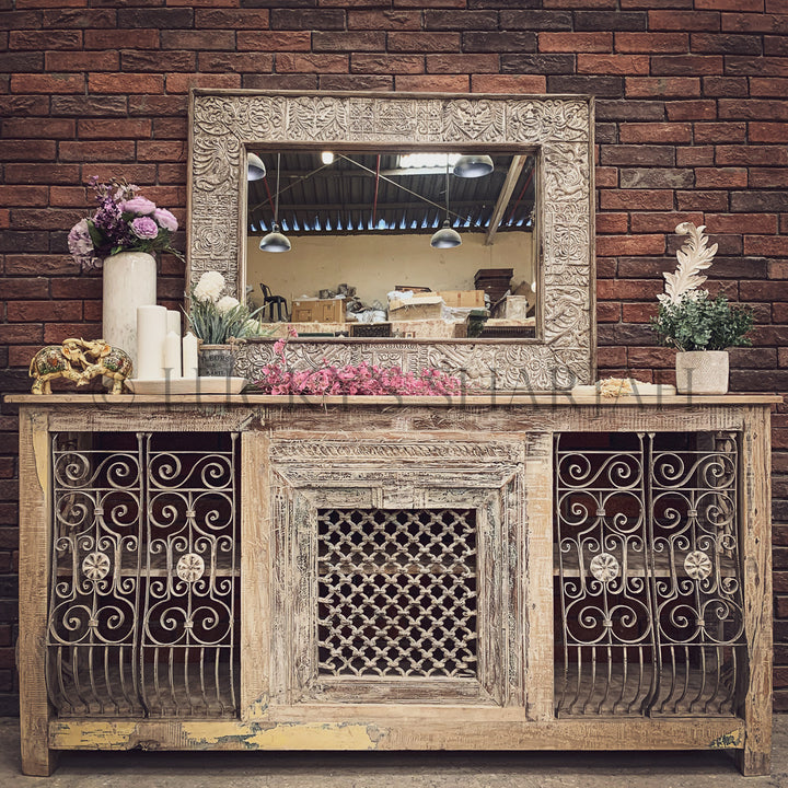 Vintage Jaali Console Sideboard | Lucky Furniture & Handicrafts.