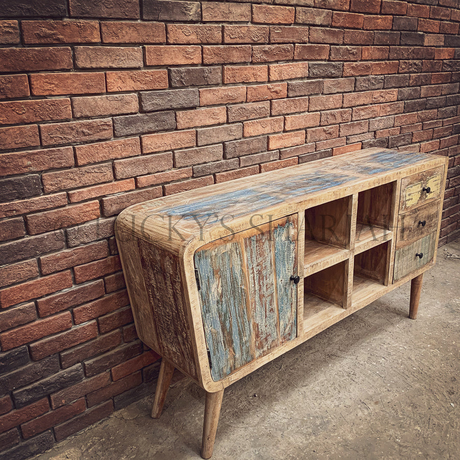 Recycle design tv stand Mid century Design | Lucky Furniture & Handicrafts.