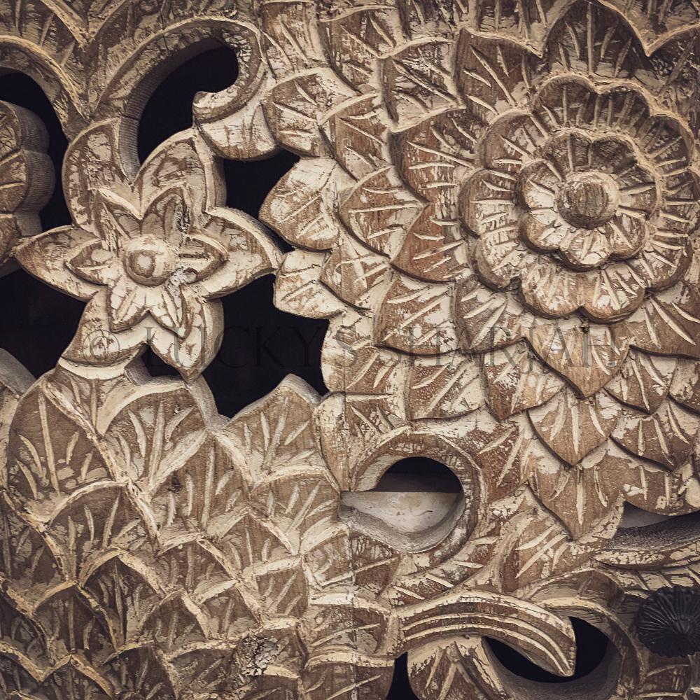 Carved Floral Sideboard Dresser | Lucky Furniture & Handicrafts.