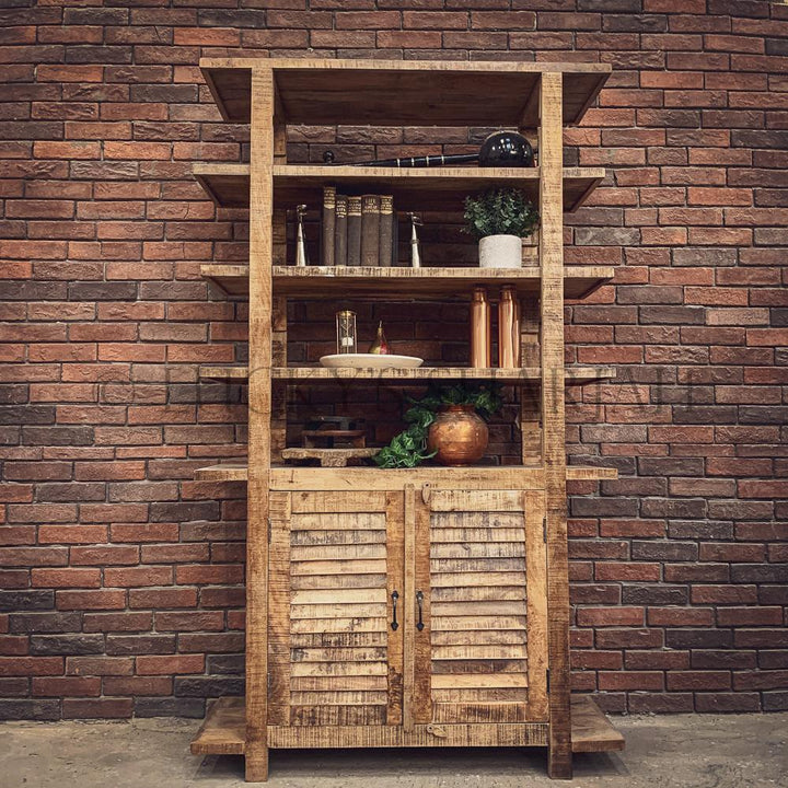 Barn Style Adjustable Bookshelf | Lucky Furniture & Handicrafts.