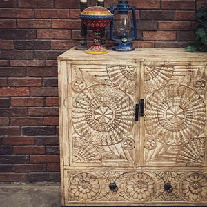 Carved Sideboard Drawchest | Lucky Furniture & Handicrafts.