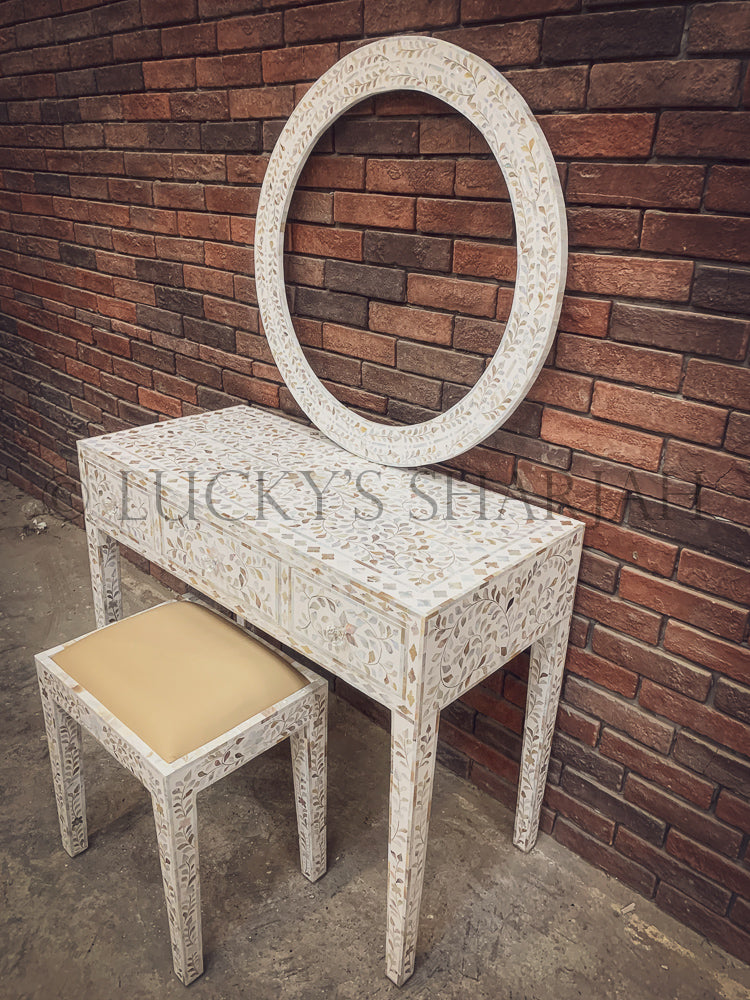 Mother of Pearl Dresser Set | Lucky Furniture & Handicrafts.