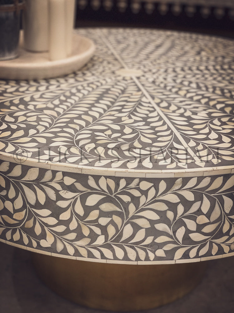 Greywash Carved Swing | Lucky Furniture & Handicrafts.