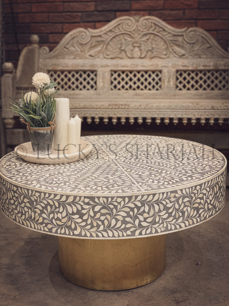 Greywash Carved Swing | Lucky Furniture & Handicrafts.