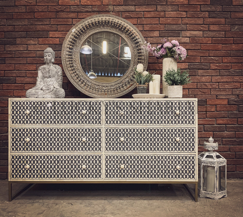 Geometric XL drawchest | Lucky Furniture & Handicrafts.
