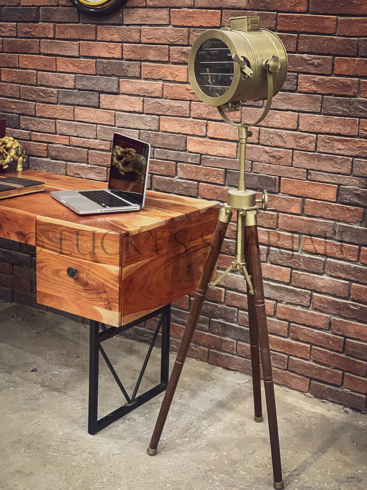 Executive Industrial Acacia wood Desk | Lucky Furniture & Handicrafts.