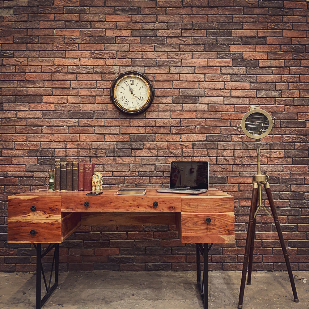 Executive Industrial Acacia wood Desk | Lucky Furniture & Handicrafts.