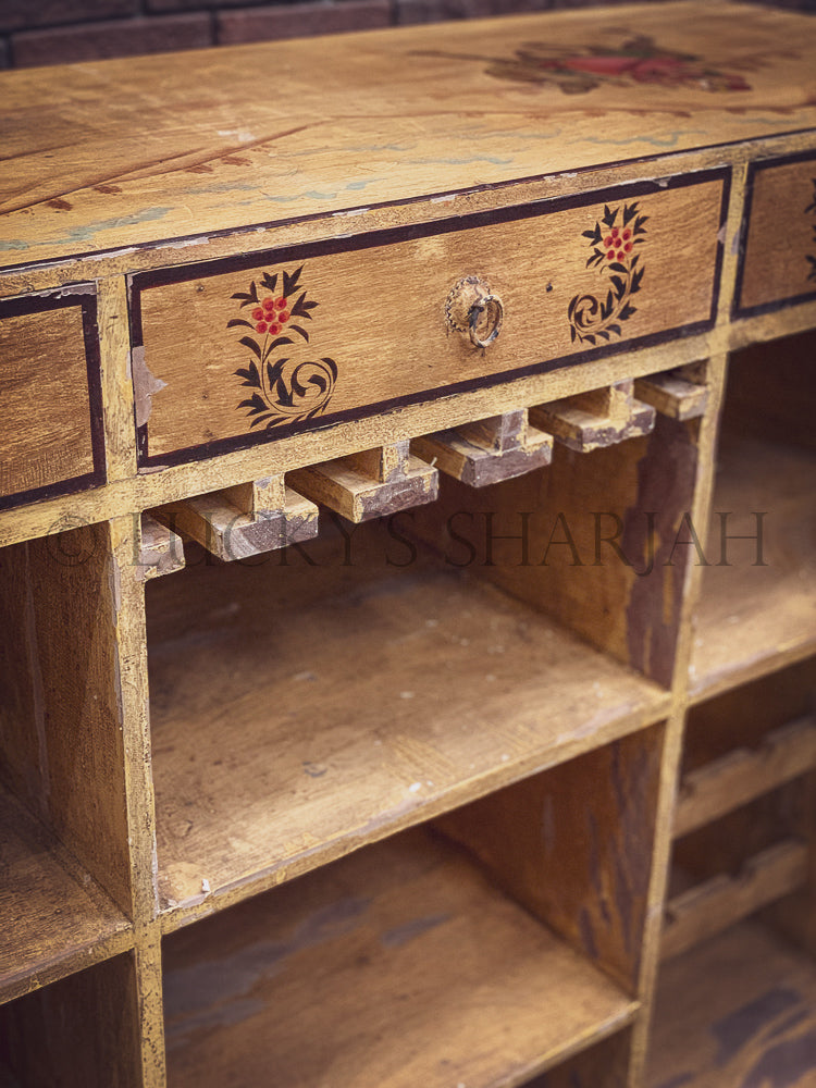 Distressed handpainted bar | Lucky Furniture & Handicrafts.