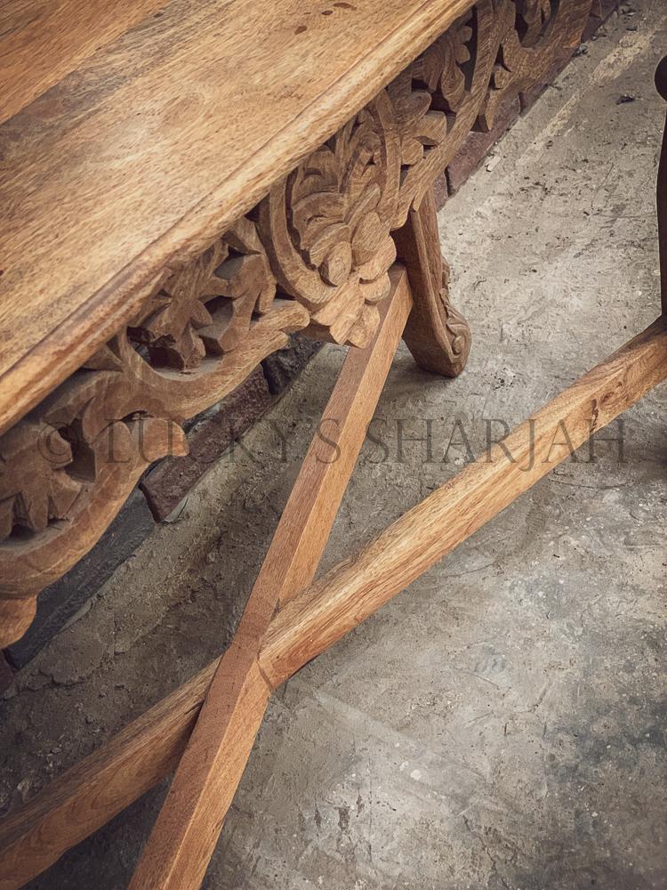 Carved console set | Lucky Furniture & Handicrafts.