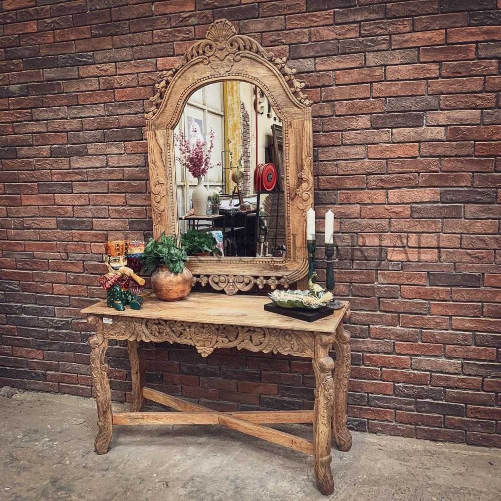Carved console set | Lucky Furniture & Handicrafts.