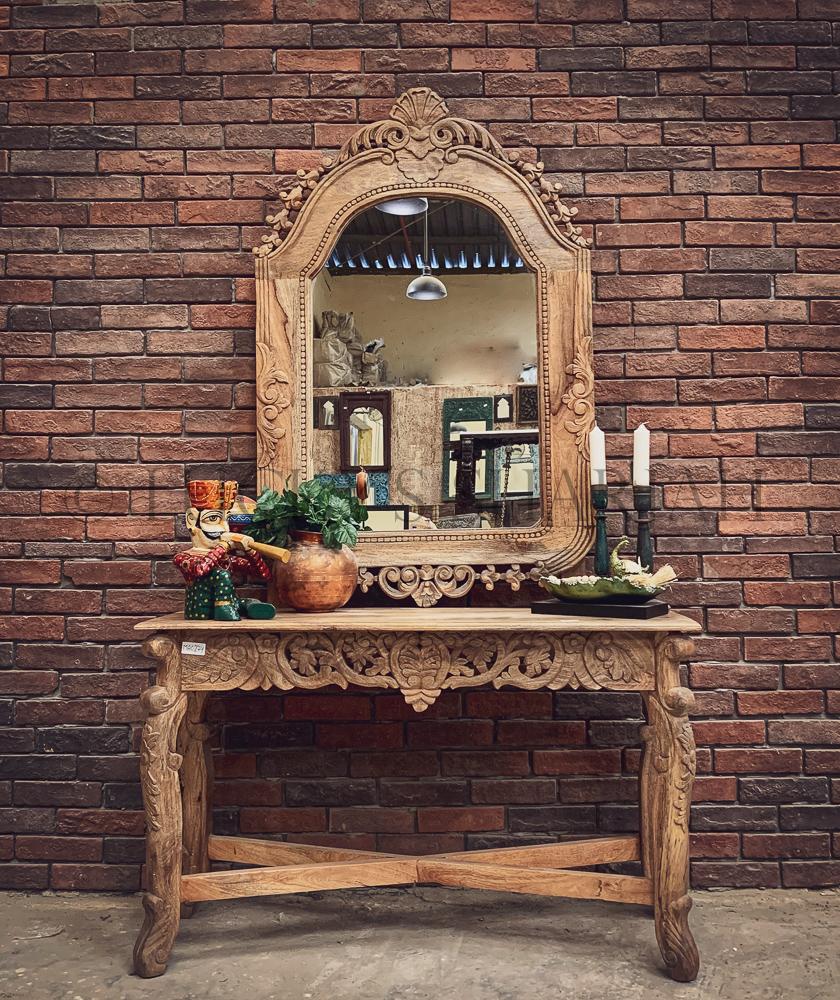 Carved console set | Lucky Furniture & Handicrafts.