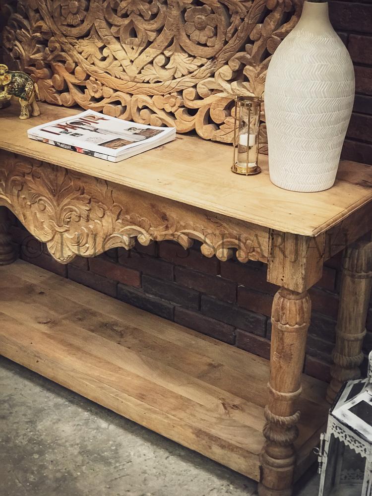 Carved Mehrab design Console | Lucky Furniture & Handicrafts.