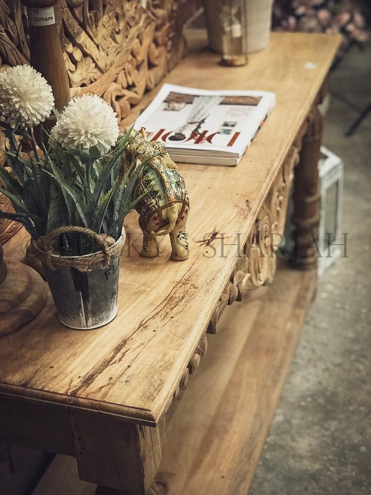 Carved Mehrab design Console | Lucky Furniture & Handicrafts.