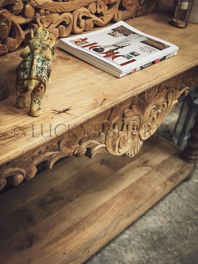 Carved Mehrab design Console | Lucky Furniture & Handicrafts.