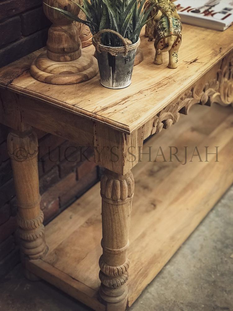 Carved Mehrab design Console | Lucky Furniture & Handicrafts.
