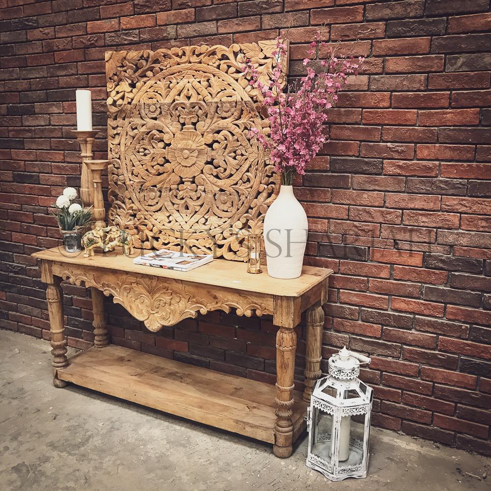 Carved Mehrab design Console | Lucky Furniture & Handicrafts.