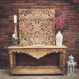 Carved Mehrab design Console | Lucky Furniture & Handicrafts.