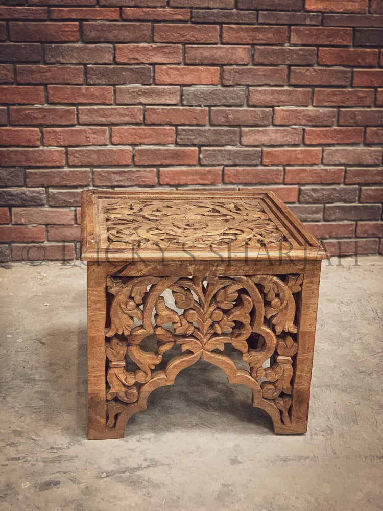 Heavy Carved Side table | Lucky Furniture & Handicrafts.