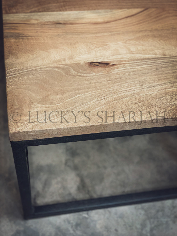 Staggered Mango wood coffee table | Lucky Furniture & Handicrafts.