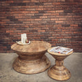Pedestal Sidetable | Lucky Furniture & Handicrafts.