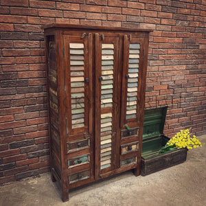 Shutter Design Cabinet with drawers | Lucky Furniture & Handicrafts.
