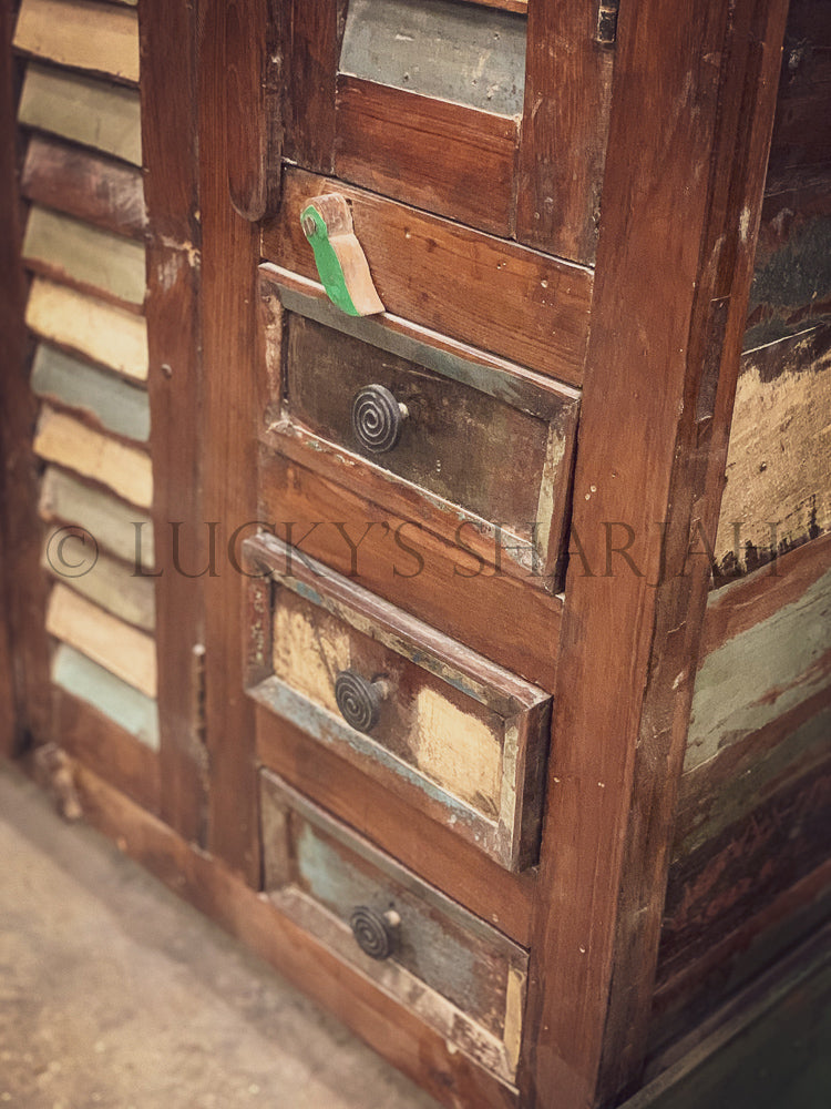 Shutter Design Cabinet with drawers | Lucky Furniture & Handicrafts.