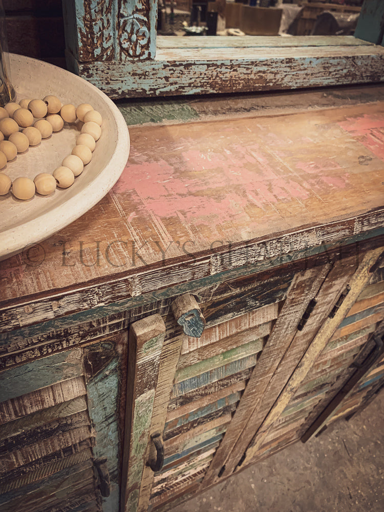 Shutter Design dresser | Lucky Furniture & Handicrafts.