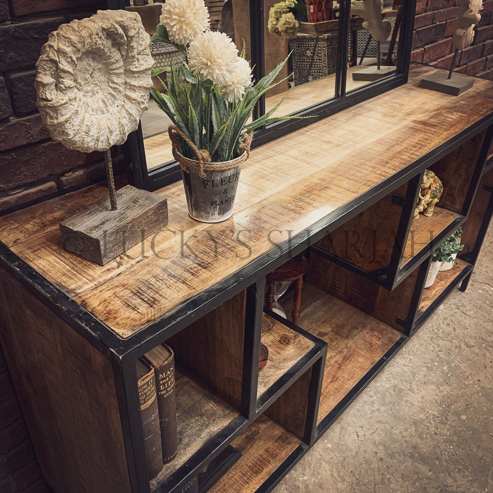 Staggered Design Console | Lucky Furniture & Handicrafts.