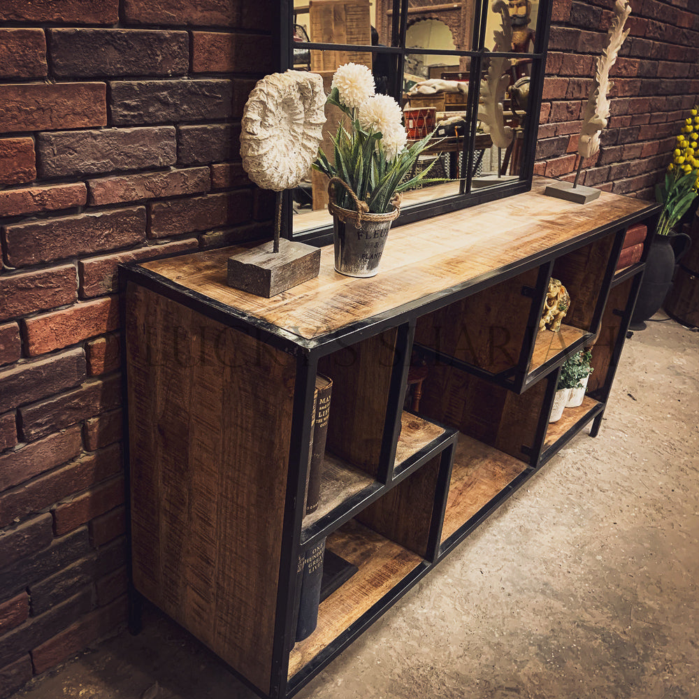 Staggered Design Console | Lucky Furniture & Handicrafts.