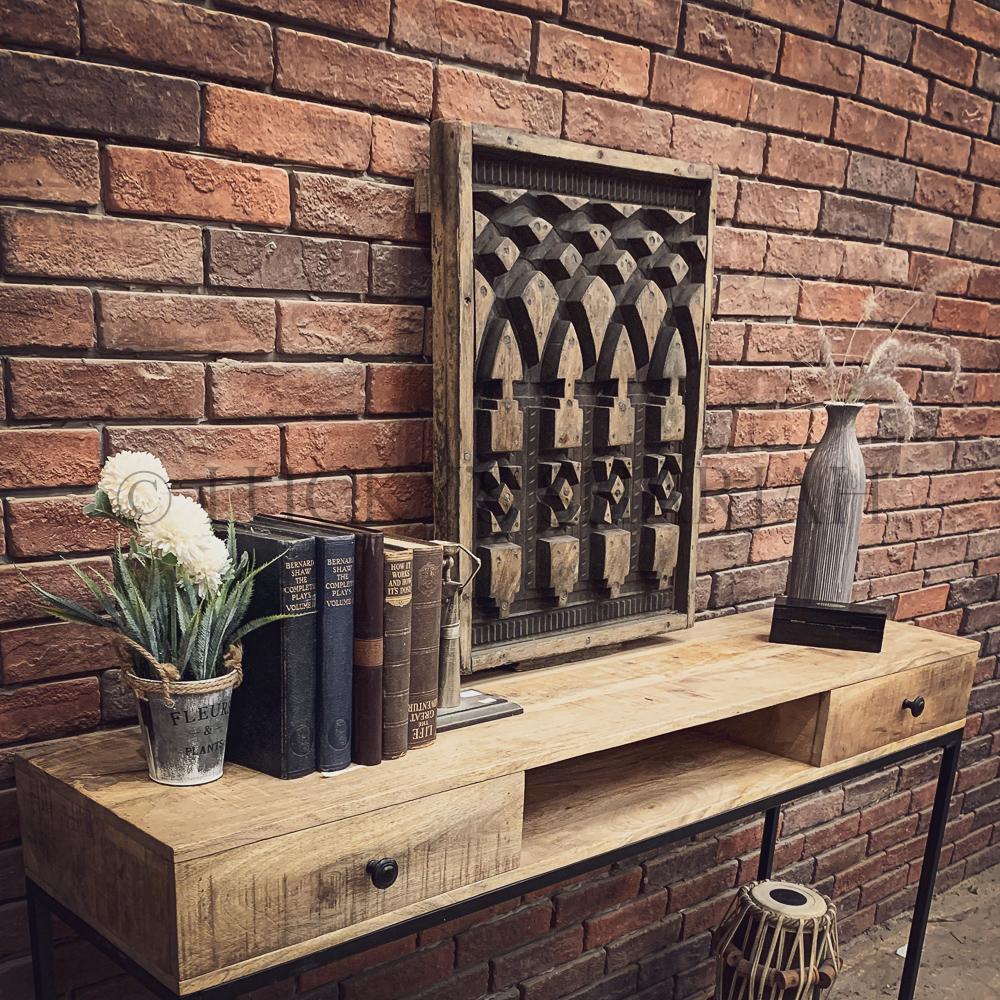 2 Draw Console Minimalist | Lucky Furniture & Handicrafts.