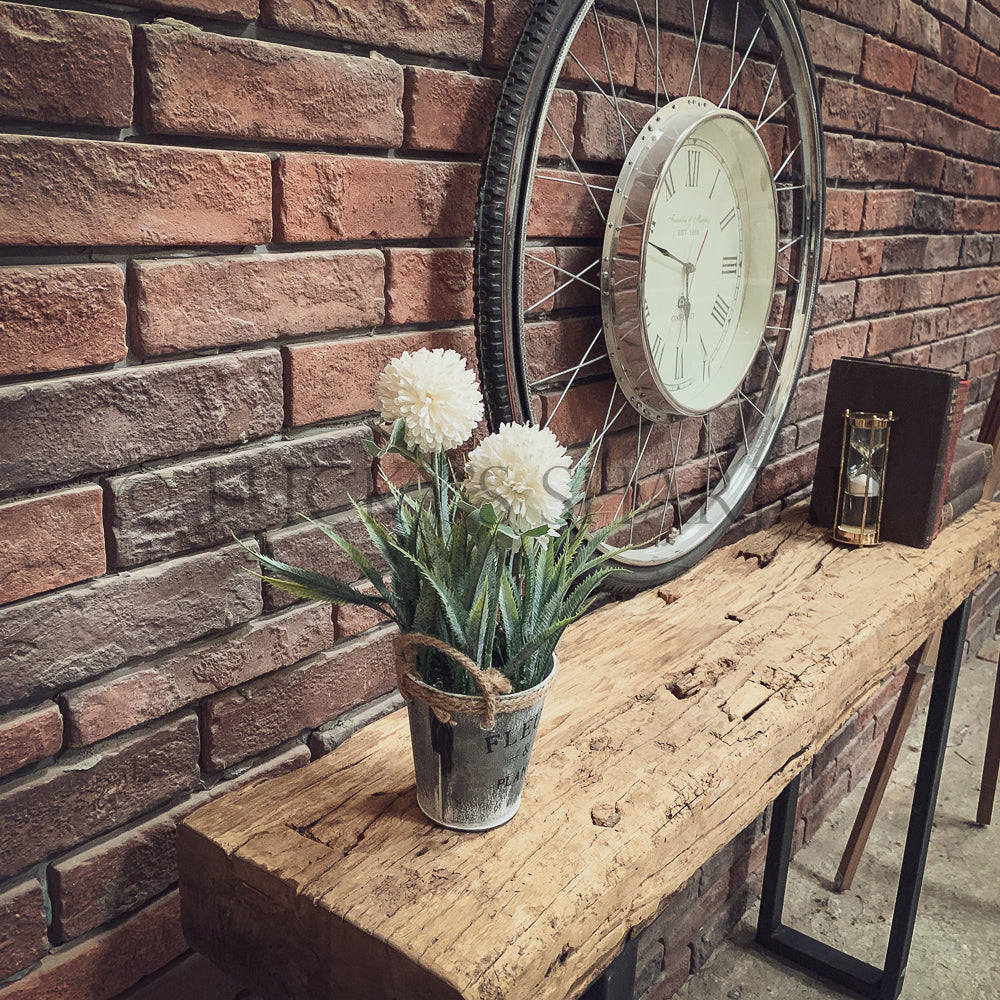 Vintage Teak Wood Console LIMITED EDITION | Lucky Furniture & Handicrafts.