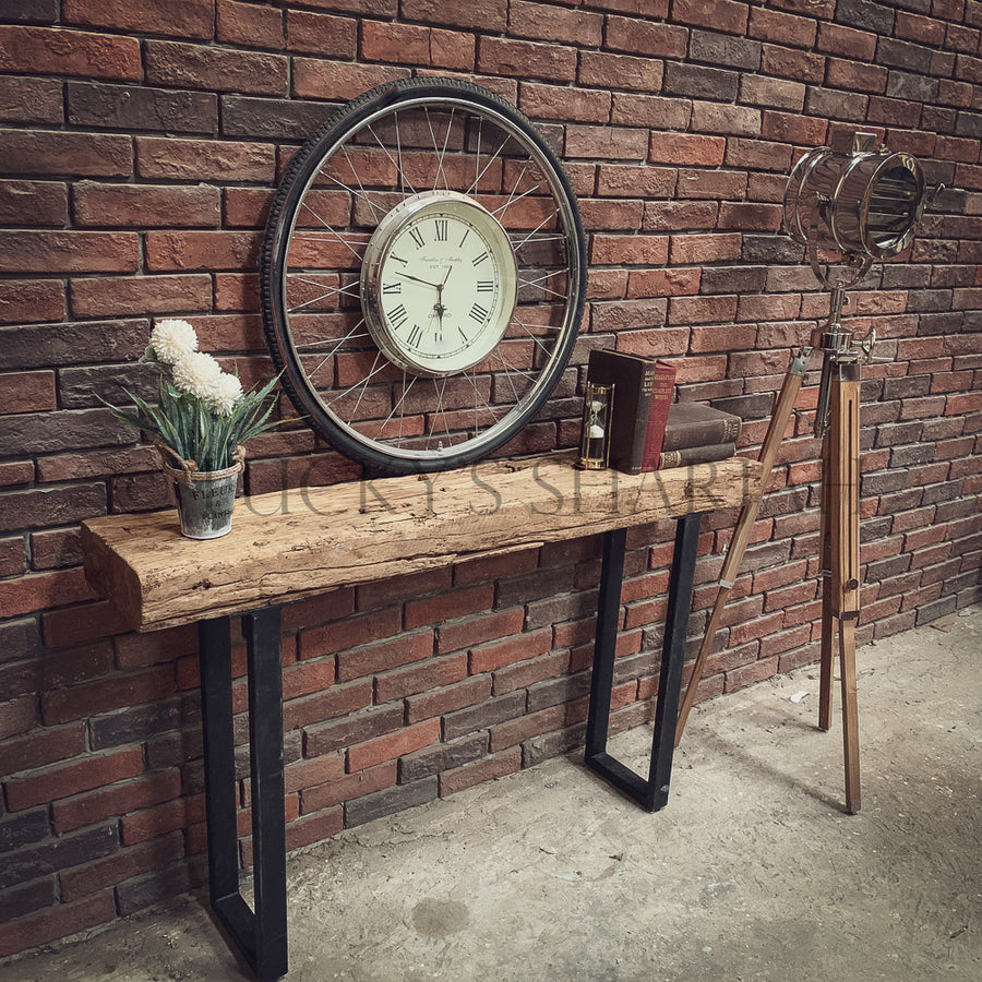 Vintage Teak Wood Console LIMITED EDITION | Lucky Furniture & Handicrafts.